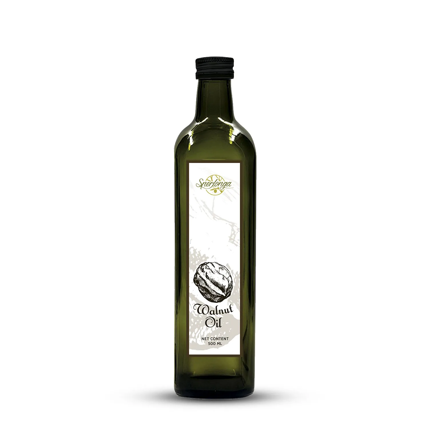 Walnut Oil 500 ML glass bottle  - italian quality - rich OMEGA 3