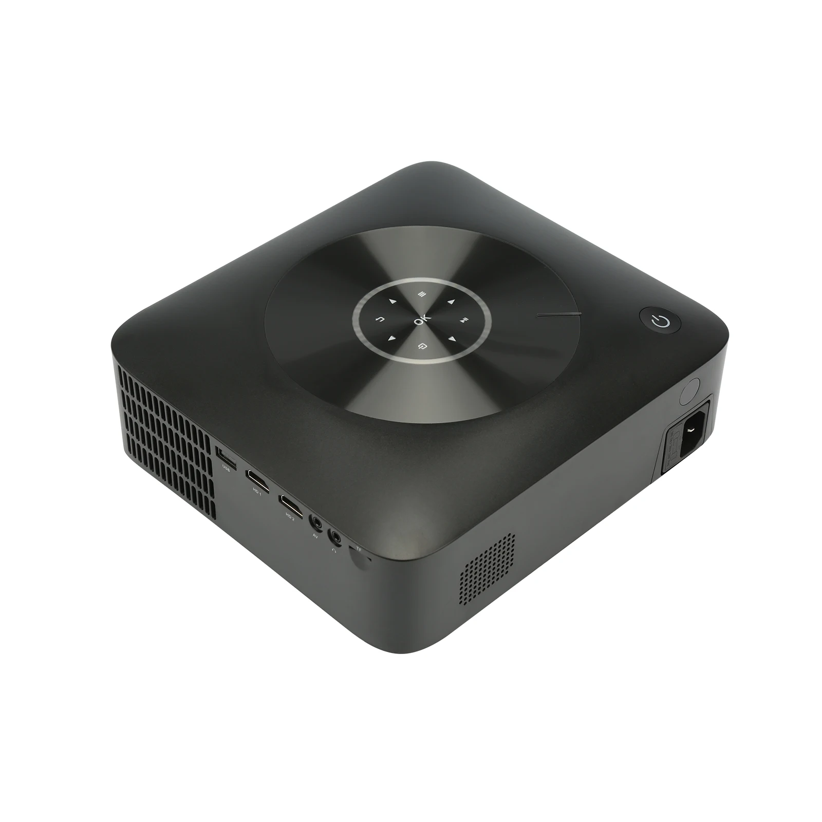 [High Contrast Mini Native 1080p Projector] New Released Portable Full HD Native 1080p LCD LED Home Movies Projector