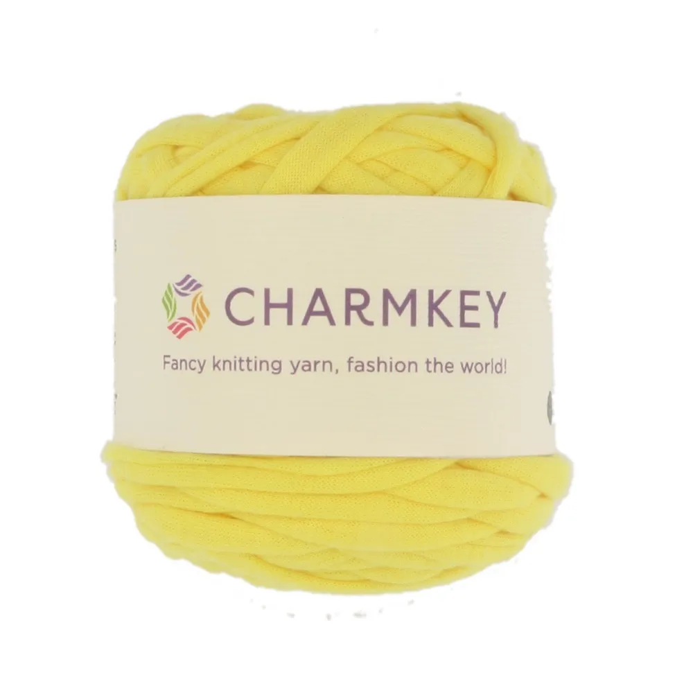 Charmkey Высокое качество 100% полиэстер трикотажная футболка из пряжи