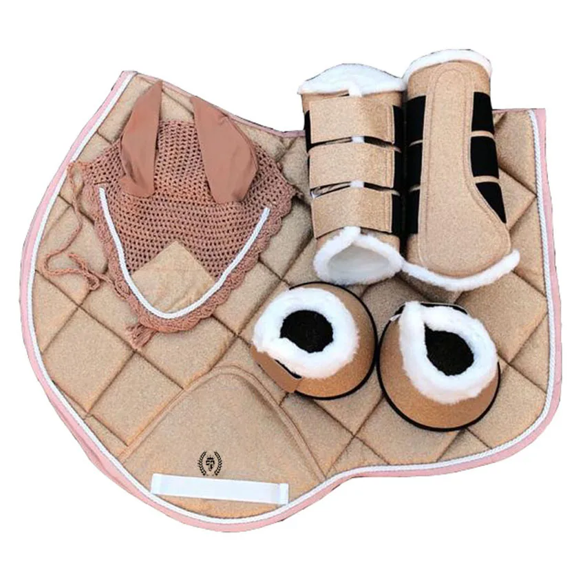 New Arrival Dressage Saddle Custom Made Spanish Saddles Sheep Wool Horse bareback