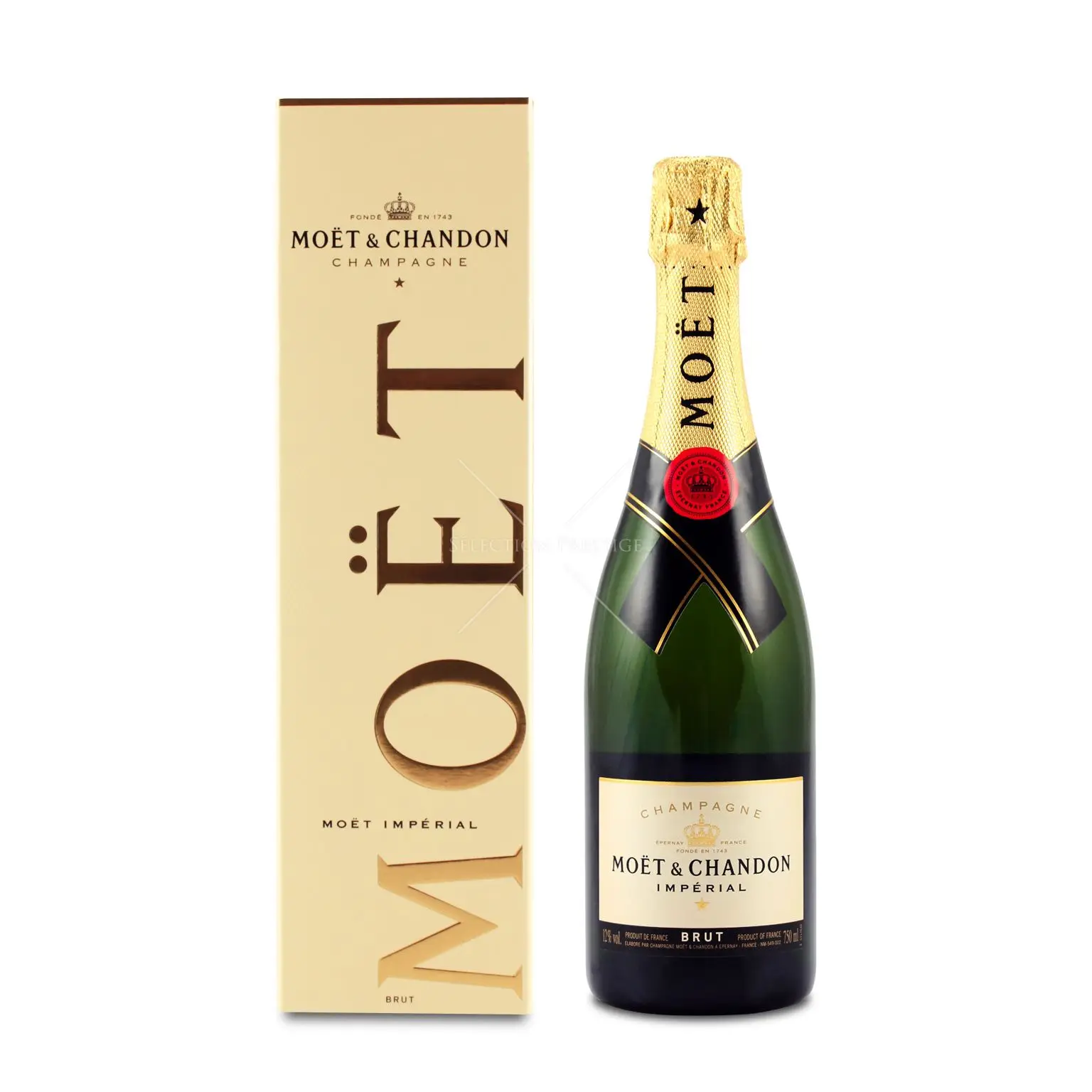Персиковое шампанское Moet & Chandon Brut 6x750 мл 12.5%