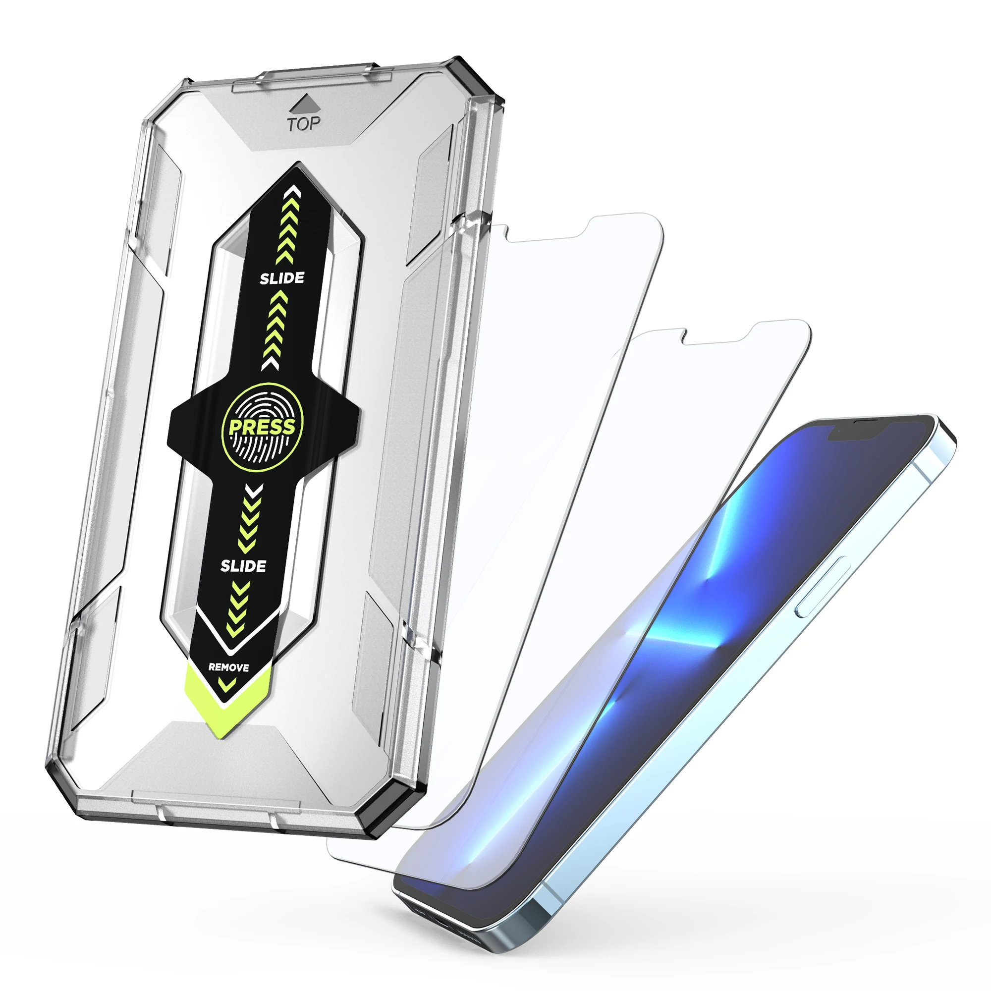 3Pack 2.5D 9H Explosion-proof Premium Clear Tempered Glass Screen Protector for iPhone 13 12 14 Mini 11 Pro X/XS XR Max