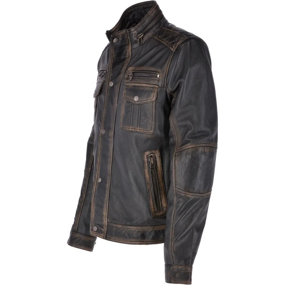 
Top Quality Pure 100% Leather Jacket 