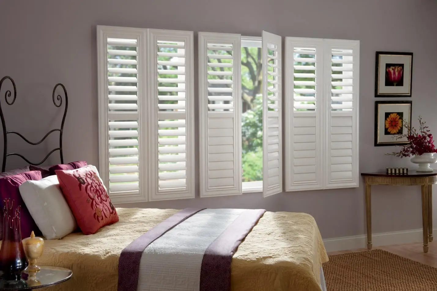Factory Price  Shutter PVC Material Home Interior Window Plantation Shutters