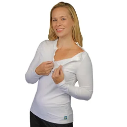 Женская хлопковая рубашка для лечения химиотерапии при диализе IV