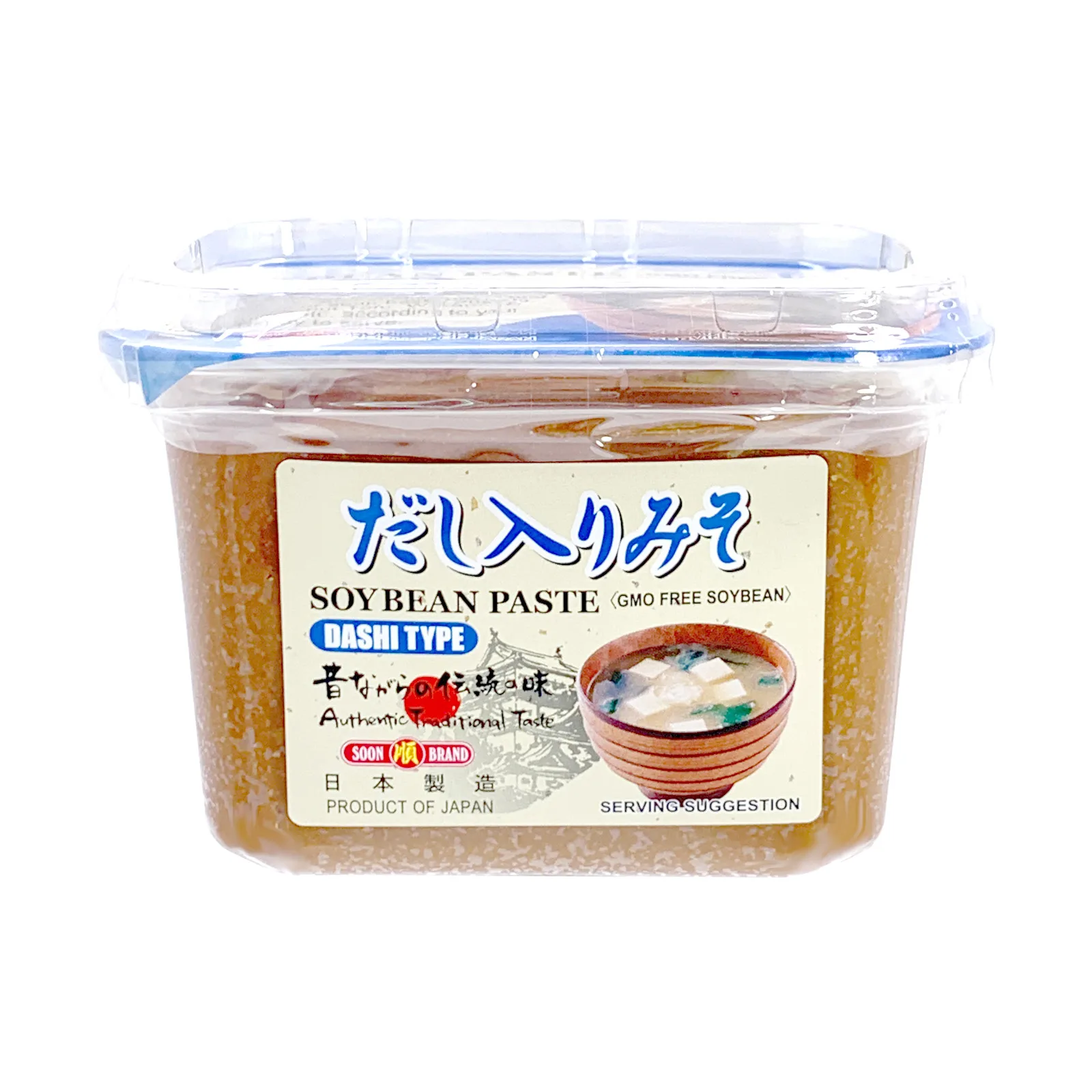 GMO Free Soybean Rice Miso Soup Paste Natural Color Ambient Traditional Seasoning Authentic Taste Dashi Iri Miso made in Japan (10000003949326)