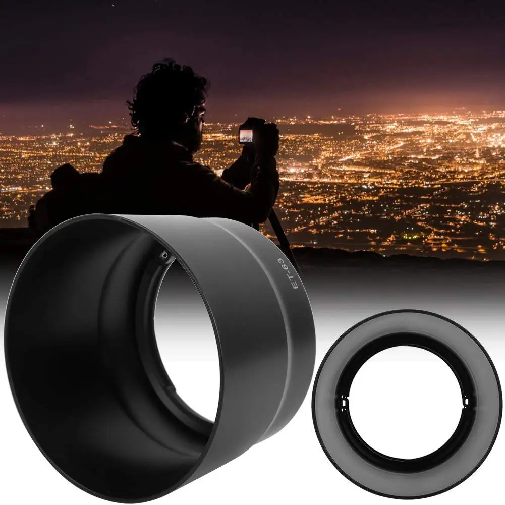 Lens Hood For Ca-non Et-63 Lens Hood For Ef-S 55-250Mm F/4-5.6 Is Stm Lens