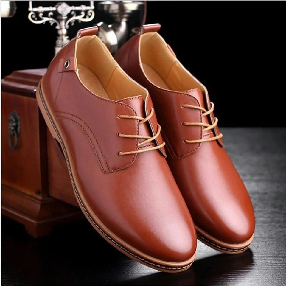 Men Casual British Style Leather Shoes