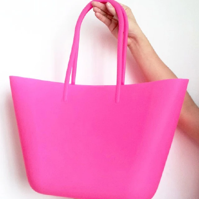 Fashion Silicone Beach Tote Bag