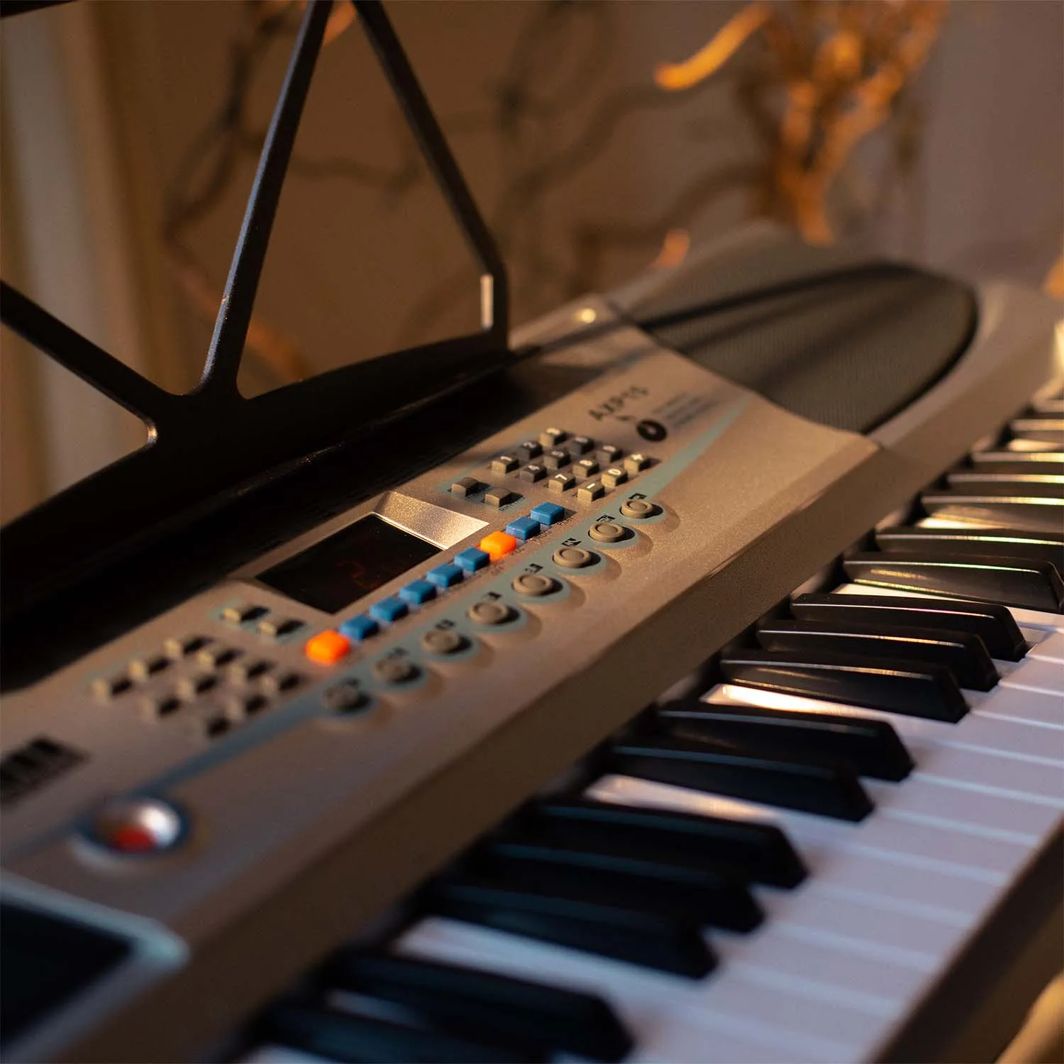 Axus AXP15 54 Key Portable Electronic Music Keyboard with Music Rest and Mains Adaptor