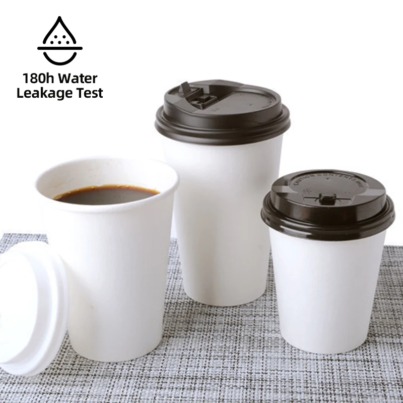 Custom logo printed 12oz 16oz 22oz single wall double PE coated coffee expresso design paper cup with lid paper cups in turkey