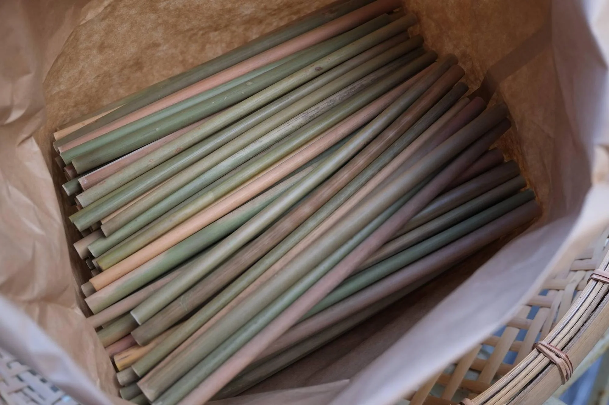 
bamboo straws 