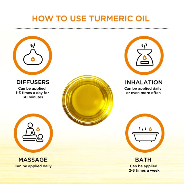 Organic turmeric oil bulk exporter / made with distilled turmeric root / Best used as skin care oil and aromatherapy oil