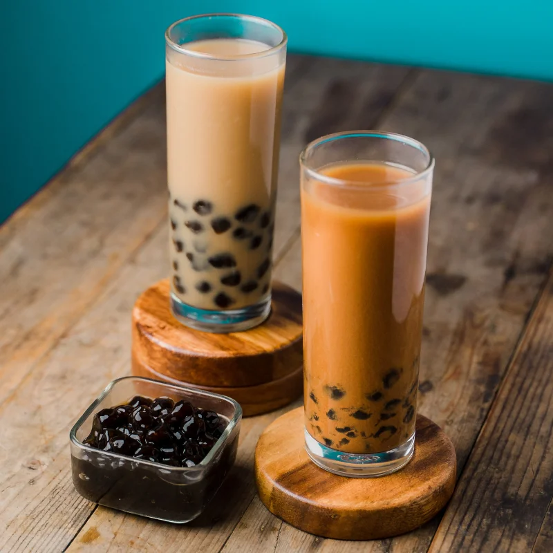 
Taiwan Boba Tea Ingredients Brown Sugar Tapioca Pearls 