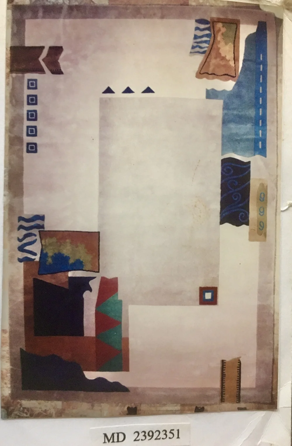 Vintage Floral Pattern Bedroom Rug Rectangle Hand Knotted Woollen Carpet 2x3m With 100% Cotton Yarn