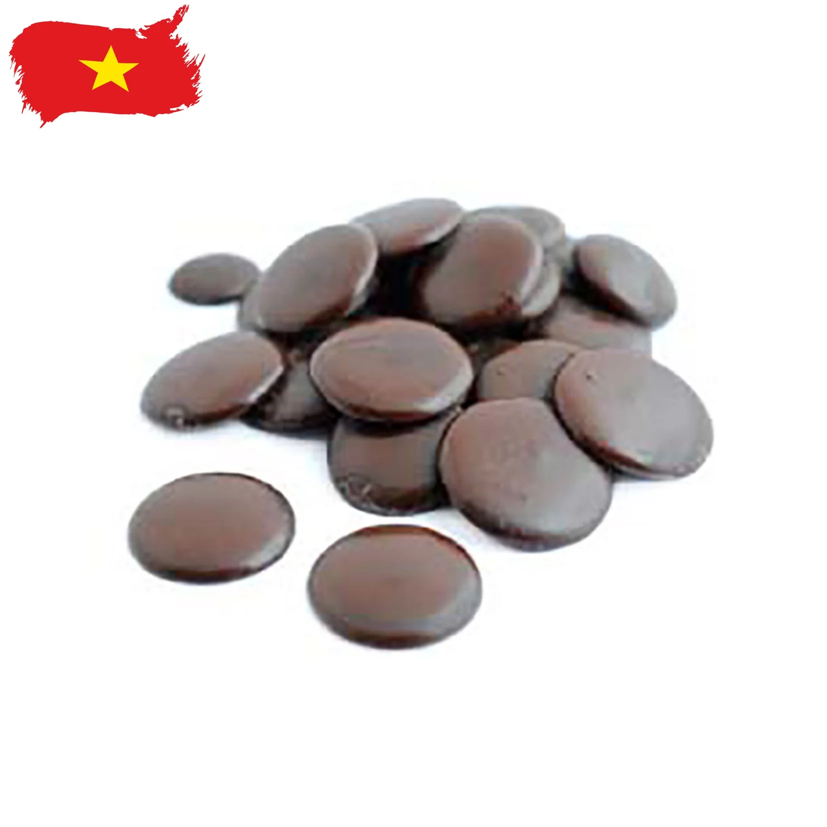 Sustainable 100% Cocoa Dark Chocolate - Vietnam Conched Cocoa Liquor For Chocolatiers & Patissier