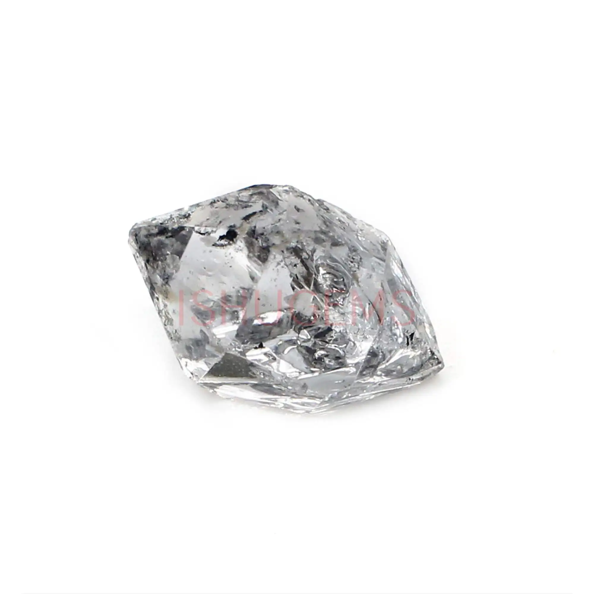 Natural Herkimer Diamond 12x7mm Freeform Rough 3.20 Cts Loose Gemstone