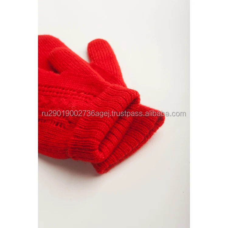 Top quality knitted mittens for winter historical hand crafts of Orenburg from manufacturer down knitwear