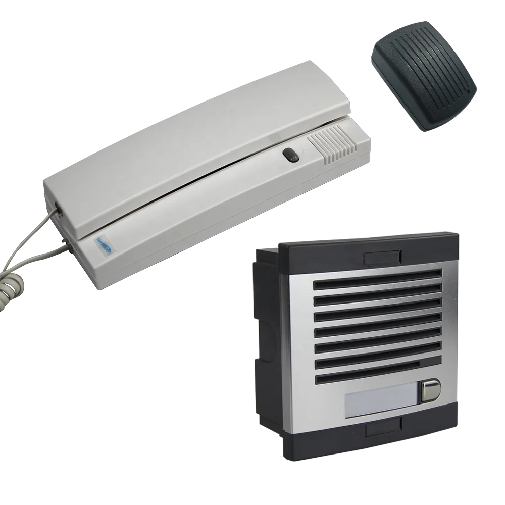 Комплект для входной двери с 2 проводами, адаптер 100-250 В переменного тока, металлическая панель, одиночная вилла, без полярности, высококачественное мелодическое кольцо «сделай сам» Ding-Dong