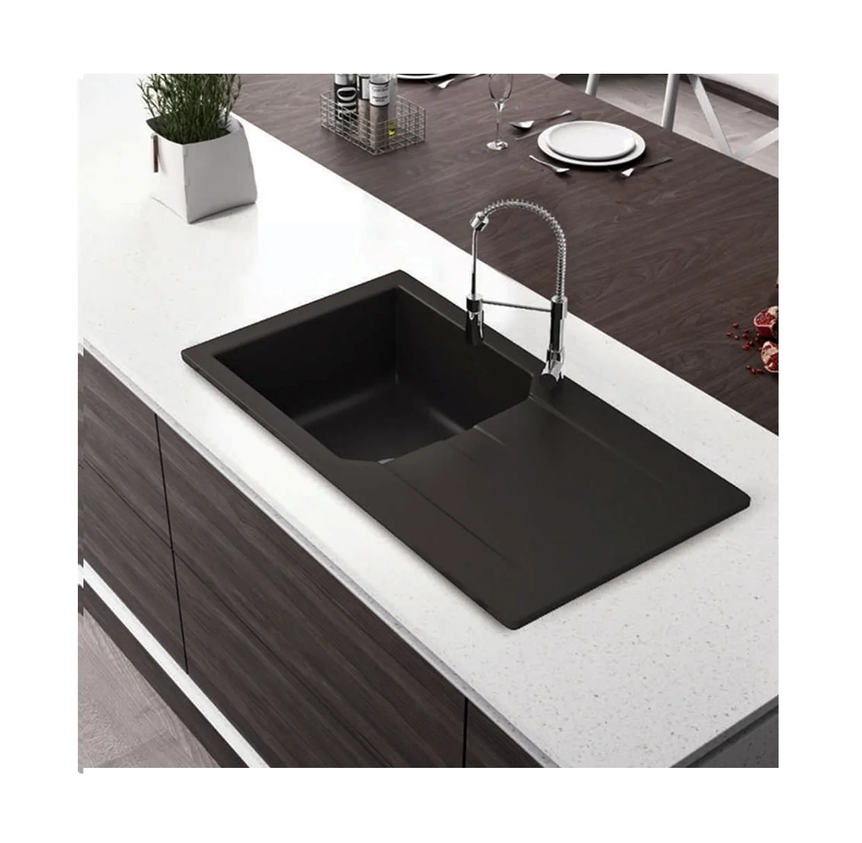 Latest Collection Luxury Kitchen Sink 39x20 Rectangle Kitchen Sinks Available At Wholesale Price