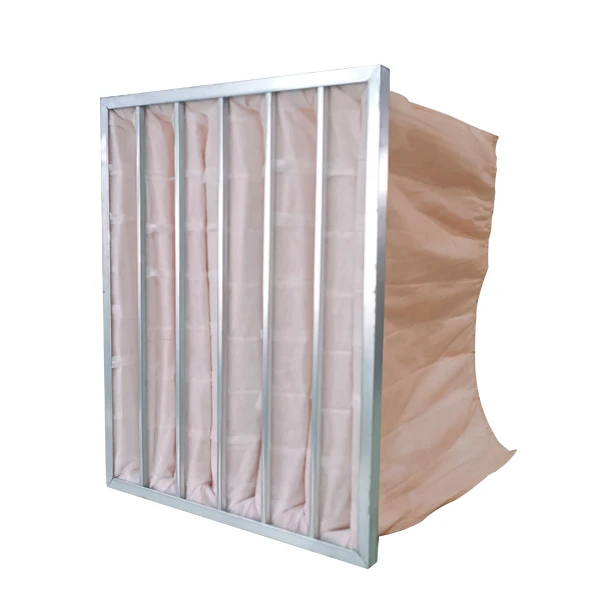 F5 Polyester Medium Efficiency Pocket Filter industrial bag Air Filter for Air Ventilation System