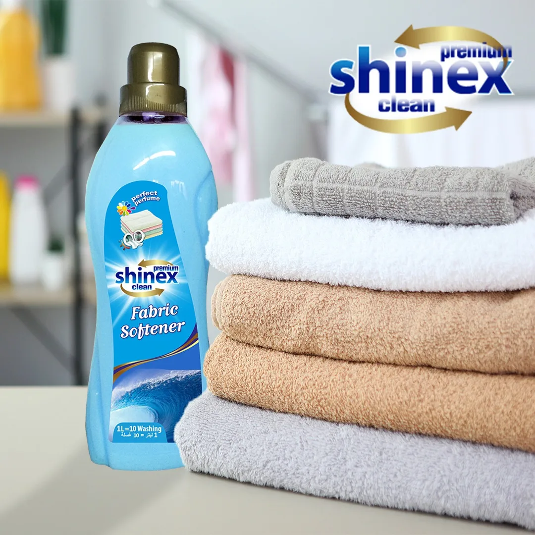 SHINEX Fabric Softener Liquid  Laundry Conditioner Scent Booster 1 lt Lotus Rose Jamsine Long Lasting Perfume  made in Turkey
