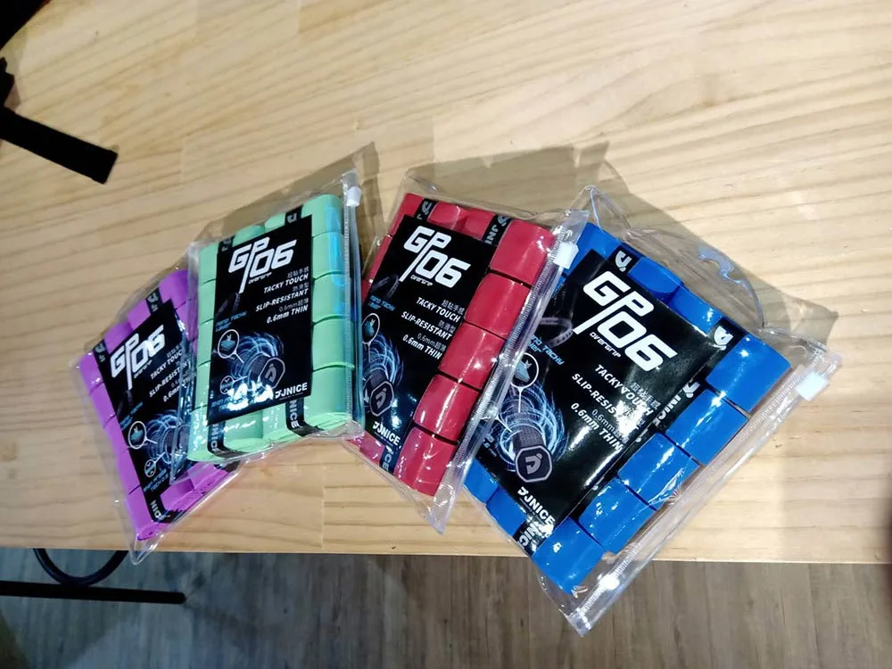 JNICE GP-06 0.6mm Tacky Feel Overgrip Racket Grip Tape