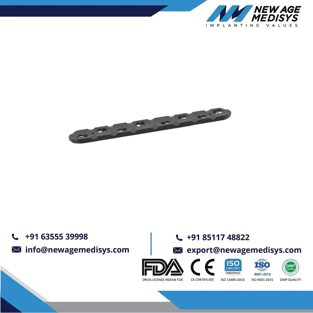 Протезированная медицинская ортопедическая имплантатная широкоблокирующая компрессионная пластина (LCP) 4 5 мм/5 0 мм титановая Сертификация CE ISO