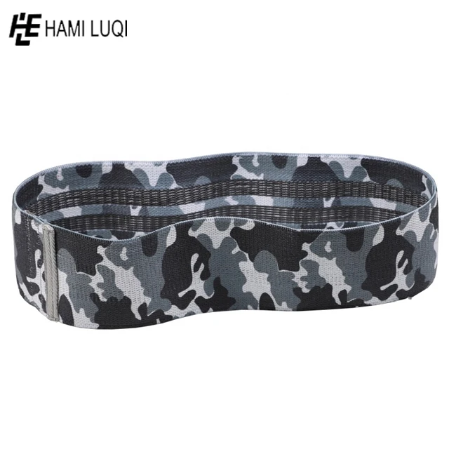Customizable Camo Home Fitness Heavy Workout Bands Set Latex Hip Circle Exercise Booty Loop Gym Fitness Training Bands