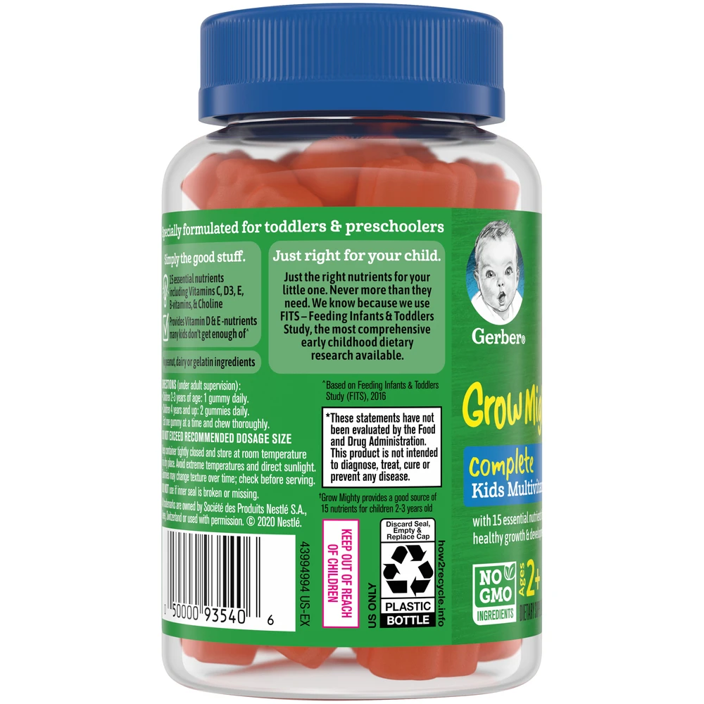 Gerber Grow Mighty Complete Kids Multivitamin