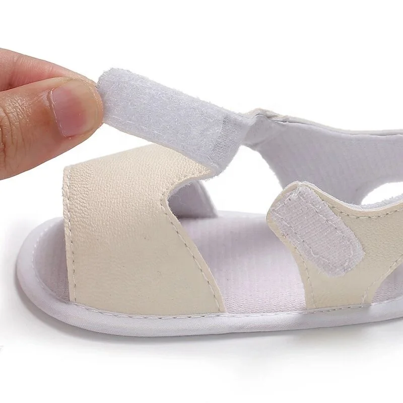 Soft Newborn Barefoot Infant Toddler Summer PU Baby Girl And Boy Sandals