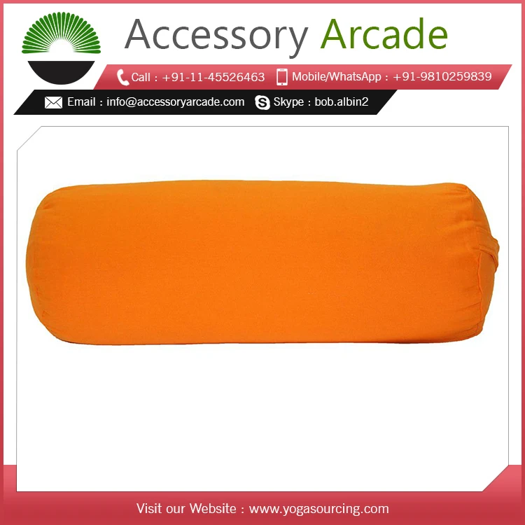 100% premium quality Printed Cotton Cylindrical Bolster available in bulk quantity at competitive prices from Indian supplier