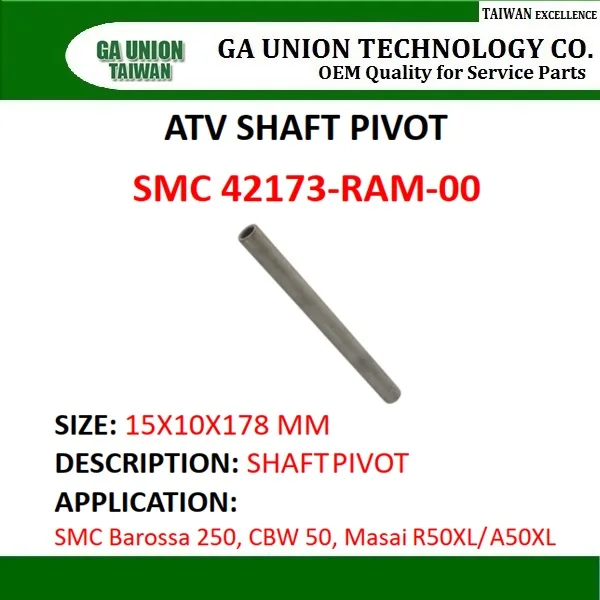 ATV A-Arm SHAFT PIVOT for SMC 42173-RAM-00