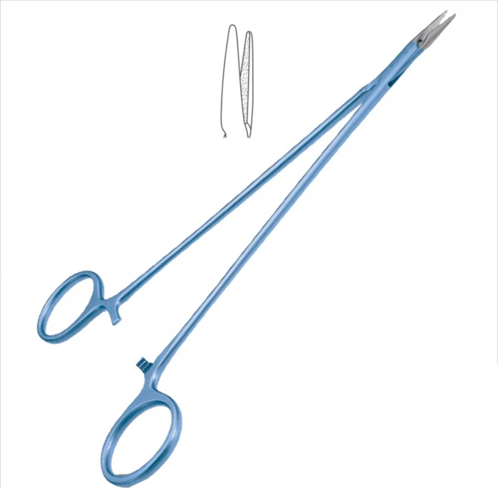 Needle Holders Forceps (Ring Handle) Micro Jaws TC-Coated Jaws Surgical Instruments