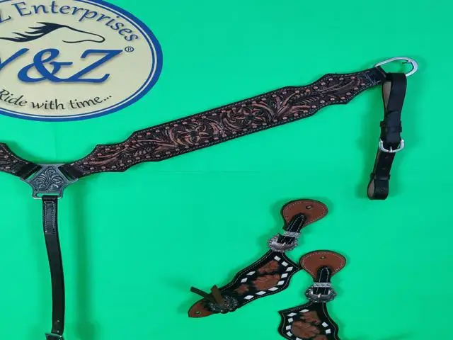 Y&Z High Premium Quality Leather Horse Bridle Available in Multiple Colors Hand Tooled Saddles Wholesale Price