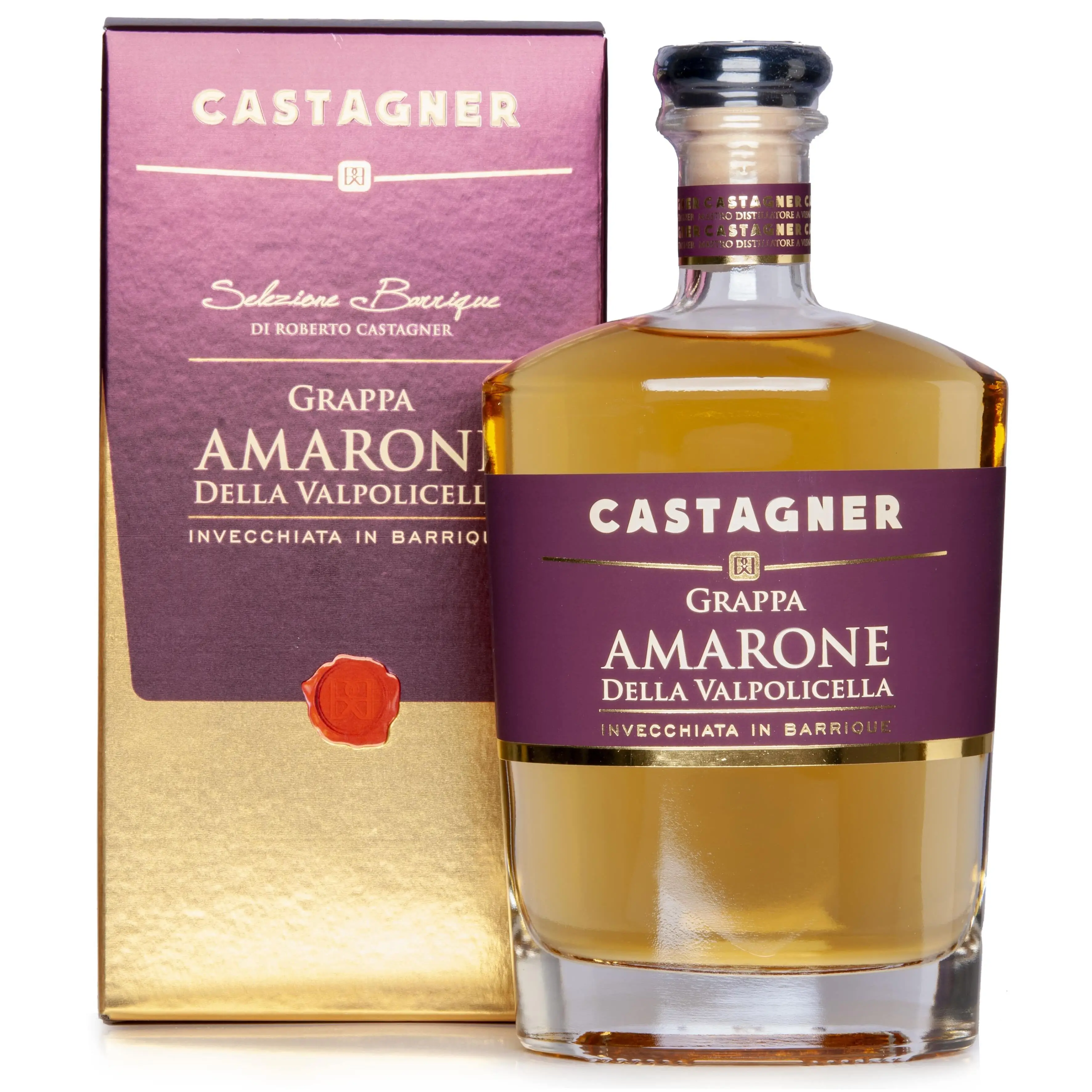 GRAPPA AMARONE 18 месяцев резервная Высококачественная итальянская стеклянная бутылка GRAPPA 500 мл