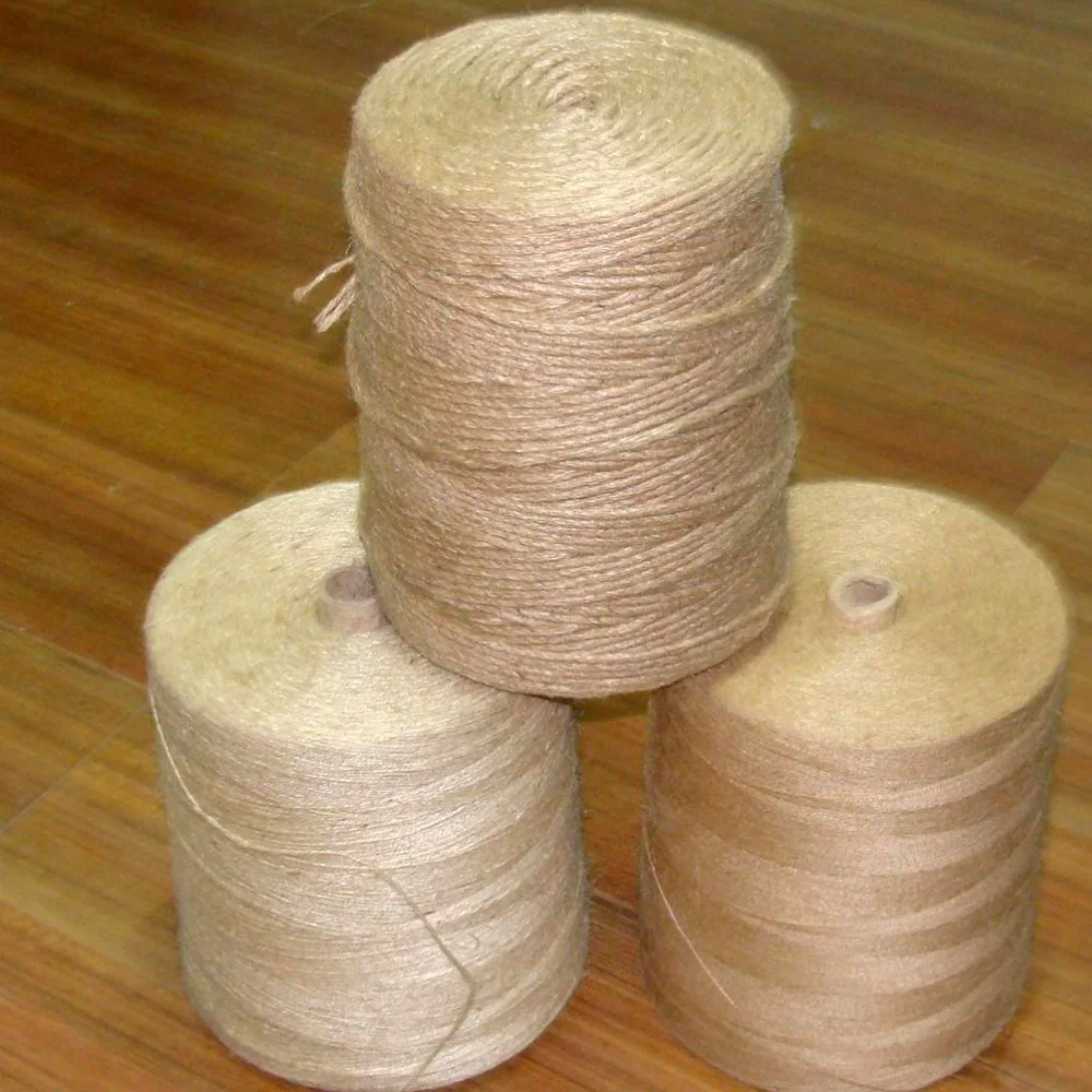 Оптовый Производитель 100% джутовая пряжа