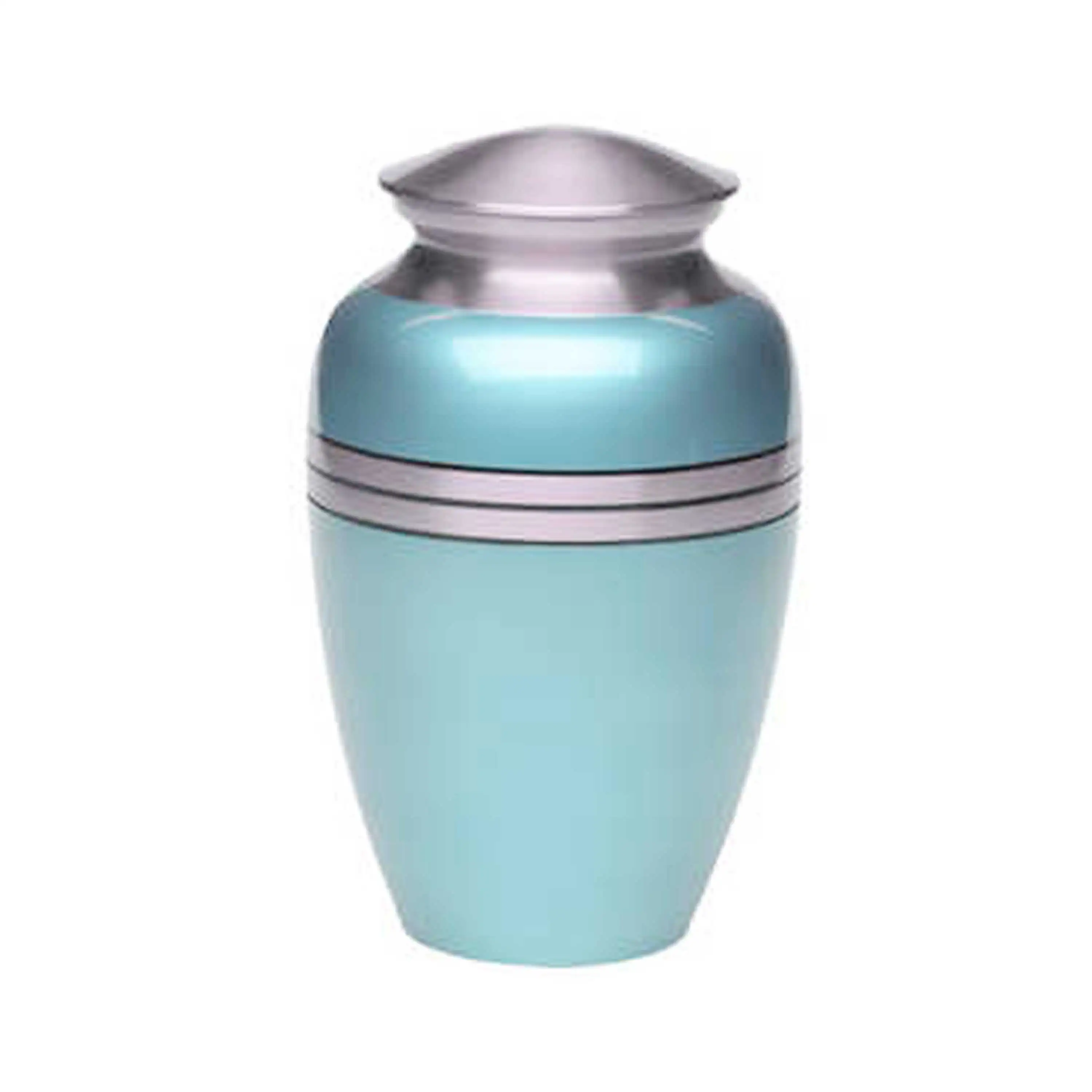 Manufacturer and Exporter of Three Striped Baby Pink Classic Urn Brass Cremation Urns Metal Classic Adult Cremation Urn Colour O