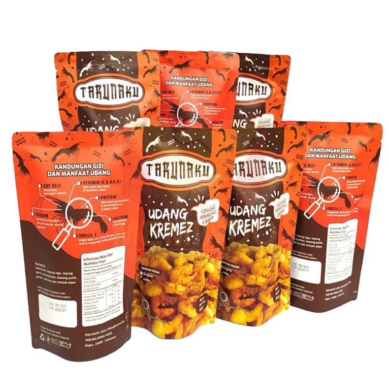 HALAL закуска Хрустящие креветки креветок сделано в Индонезии OEM оптовая продажа готовая заводская