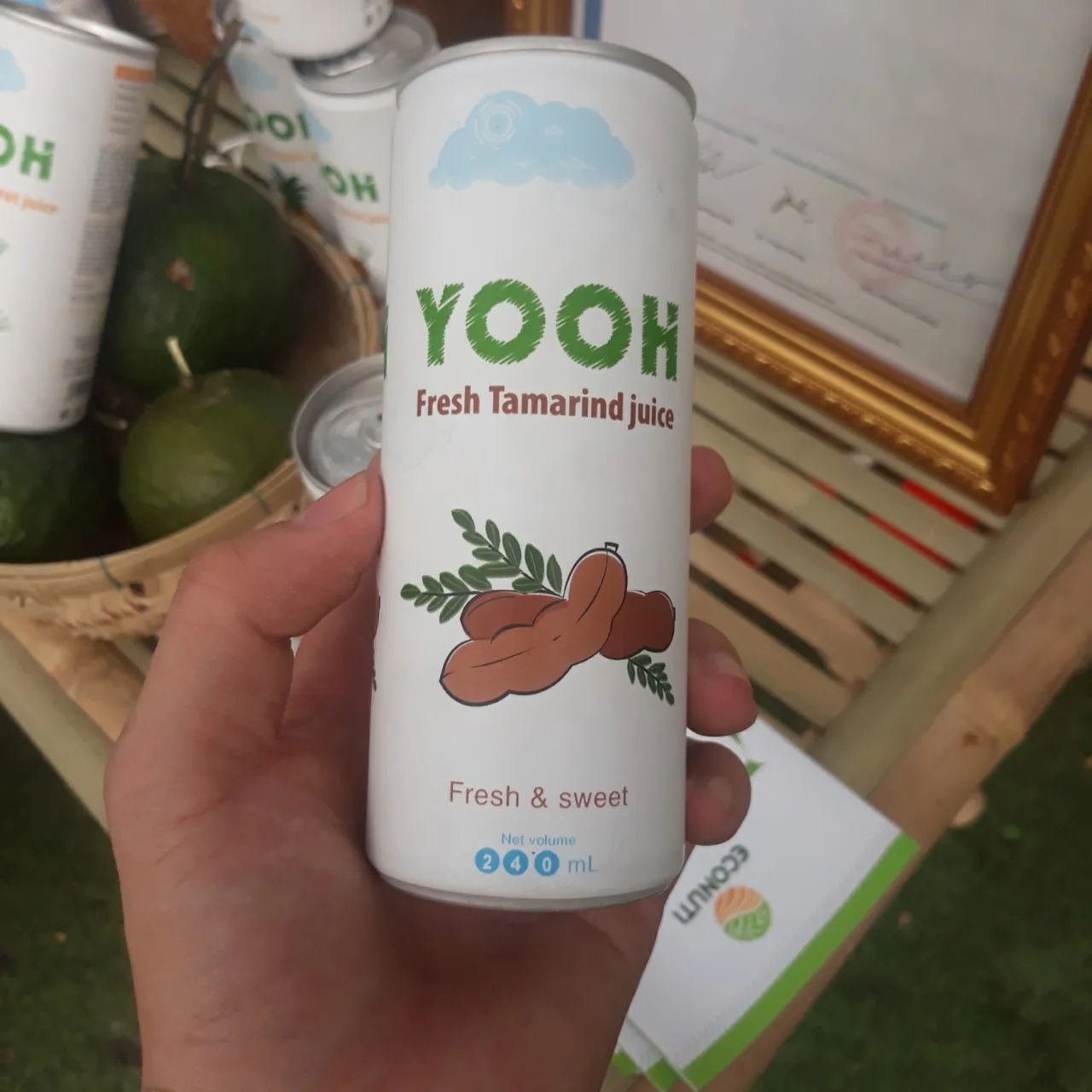 SO YUMMY FRESH TAMARIND DRINK  Fresh Fruit Juice for wholesale 240ml canned tropical fruit juice