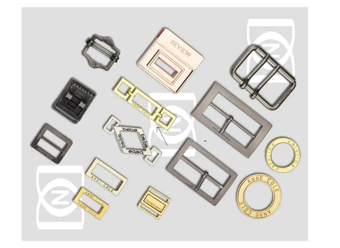 Swimming suit metal accessories