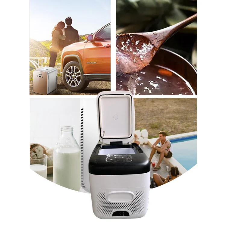Customization congelador para helados 16L compressor mini refrigerator fridge freezer refrigerator portable car fridge