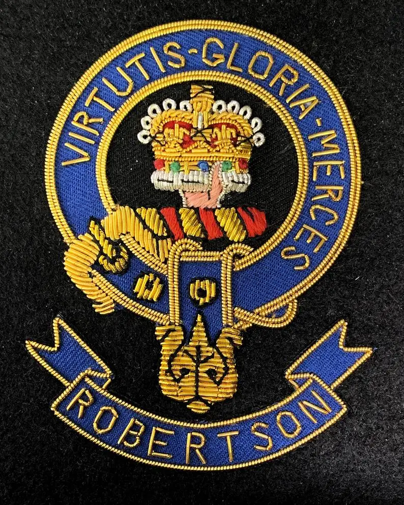 OEM Custom Logo Embroidered Blazer Cloth Pin Badge 45 mm Business Time Handmade in Factory Price