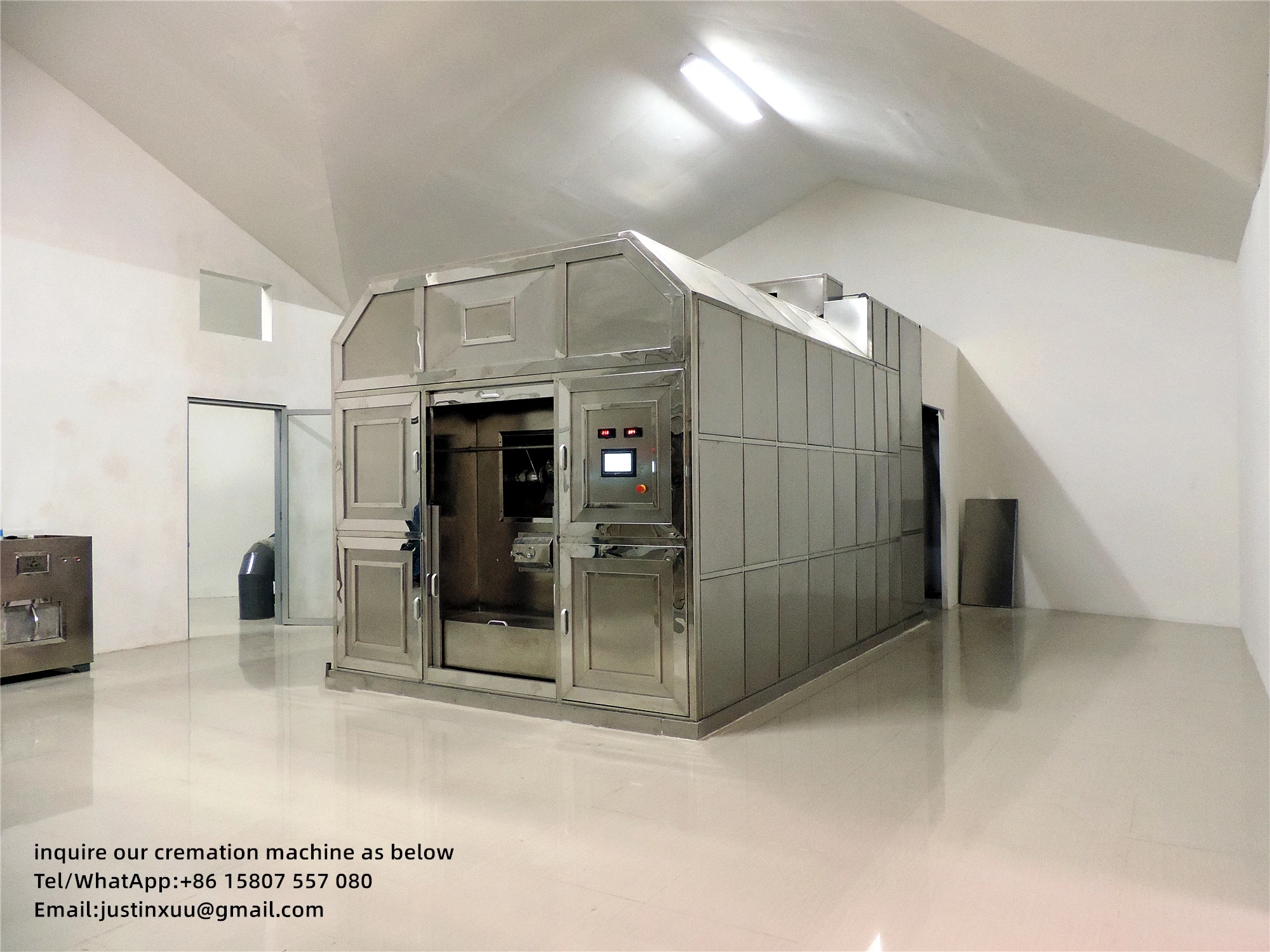 220V 50HZ Electrical Diesel Crematorium Machine Container Type Burn Human Body Cremation Furnace with CE ISO Certificate 2021