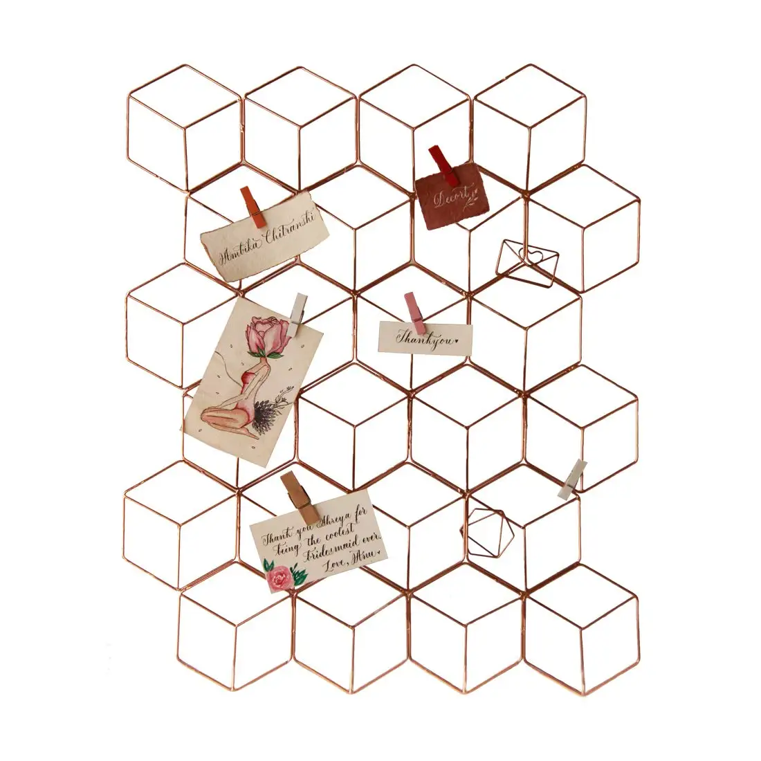 Newish Steel Metal Mesh Frame Decorative Iron Rack Clip Photograph Hanging Picture Ins Art Display Photo Wire Grid Wall Panel