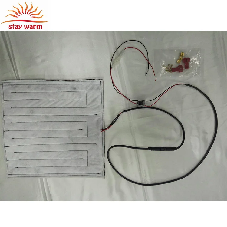  Высокая температура 75C для 90C большого размера из углеродного волокна грелки детей возрастом от 12v