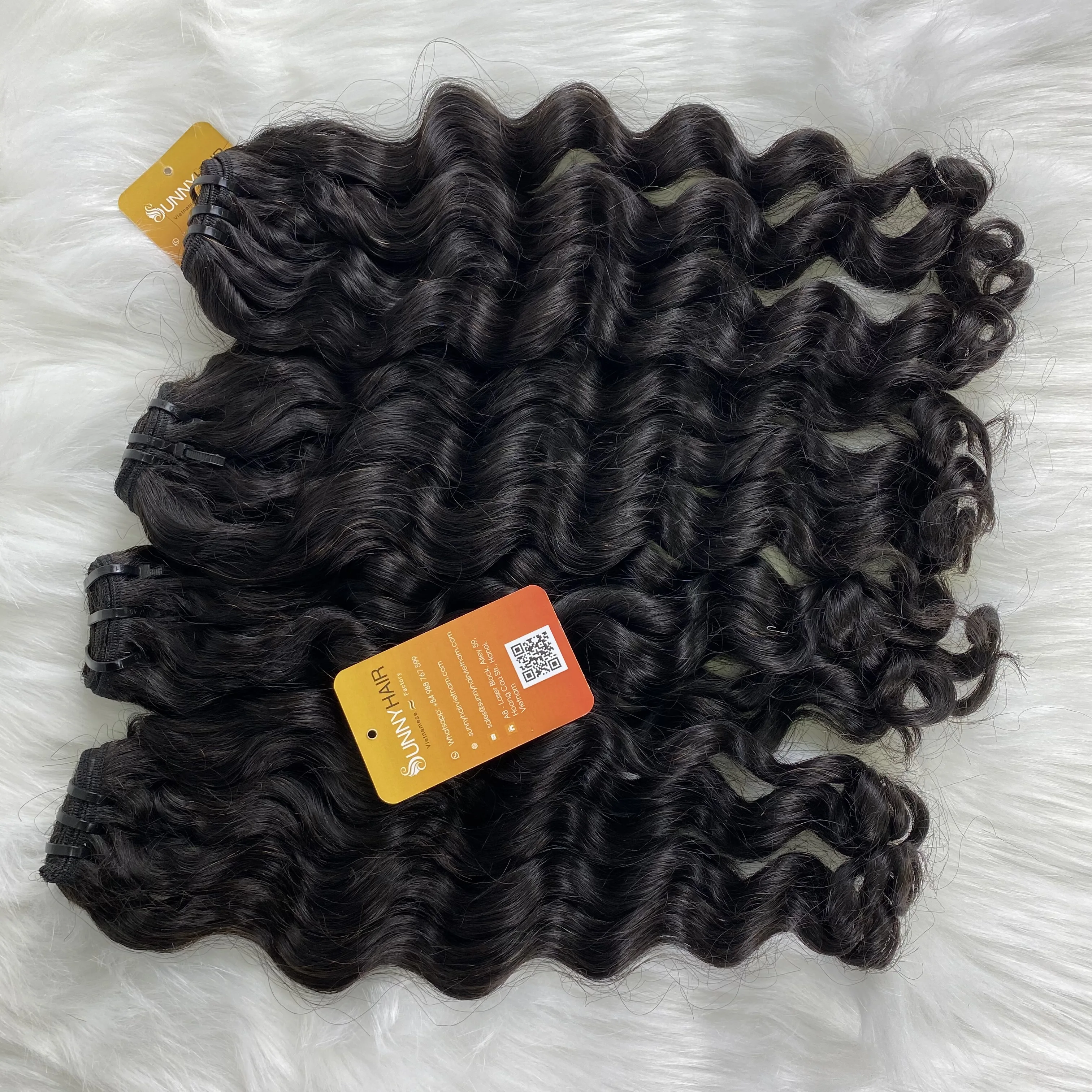 Hot Sale Natural Vietnam  High Grade  Hair Style Curly Remy Human Hair from Vietnam Hair Wholesale