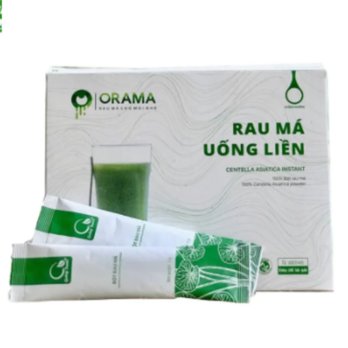 One Year Shelf Life Leaf Part Pennywort Powder, 10 packs x 17g (1 box) Export From Vietnam