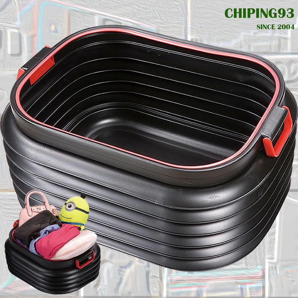 Тайваньский пластиковый складной контейнер для хранения в ванной