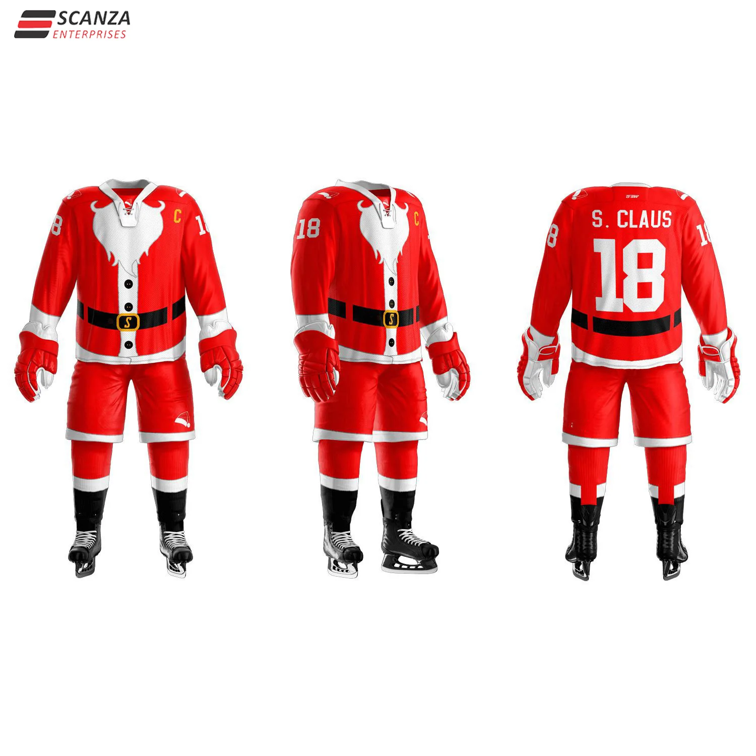 Ice Hockey Shirts Custom Hockey Jersey Golden Sublimation Embroidery Unisex OEM Customized Anti Technics Logo Style Time Knights